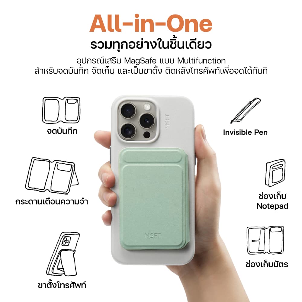 MOFT Snap Flow Note Stand MOVAS™ ขาตั้งโทรศัพท์ รูปที่ 2