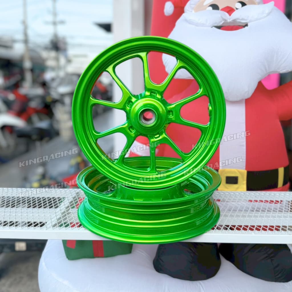 ล้อเดิม GIORNO ทำสี พาวเดอร์โค้ด ราคา1คู่ ล้อเดิมแท้ศูนย์HONDA ขอบ12/12 สีสวยชัด ล้อเดิมจีออโน่ รูปที่ 2