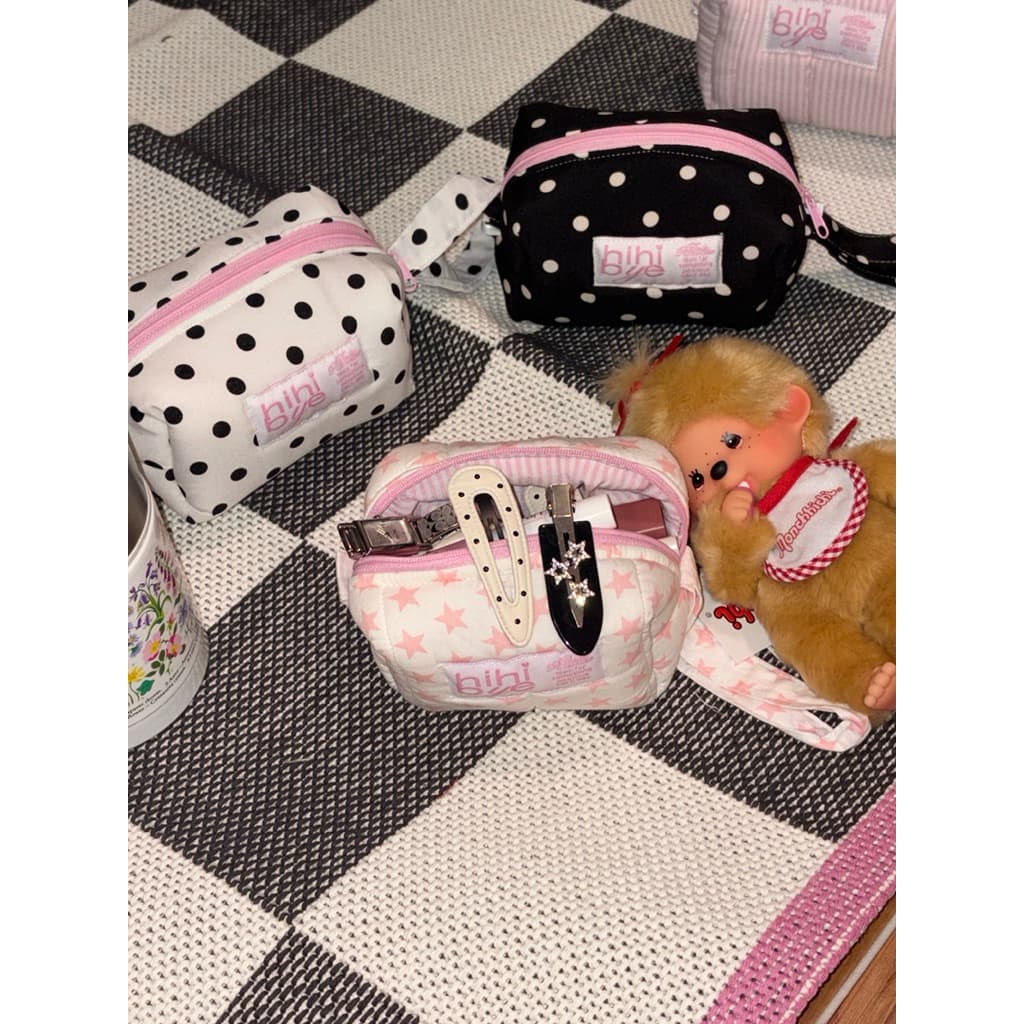 Hihibye mini fluffy pouch bag รูปที่ 7