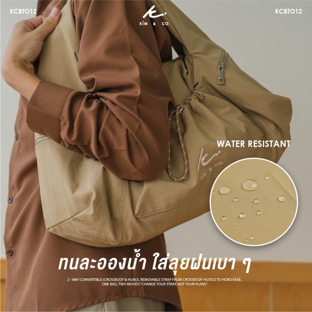 KIM&CO. ORIGINAL – TRANSIT Bag กระเป๋า 2-Way Convertible กันน้ำ สายถอดได้ ใส่ iPad ได้ รูปที่ 7