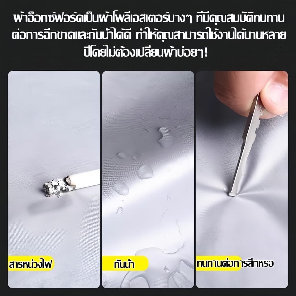 ผ้าคลุมมอเตอร์ไ ผ้าคลุมรถมอเตอร์ไซค์ ผ้าคลุมรถจักรยาน หนาขึ้น 210D peva + ผ้าฝ้ายเจาะเข็ม ผ้าคลุมมอเตอร์ไซค์กันแดดกันฝน รูปที่ 7