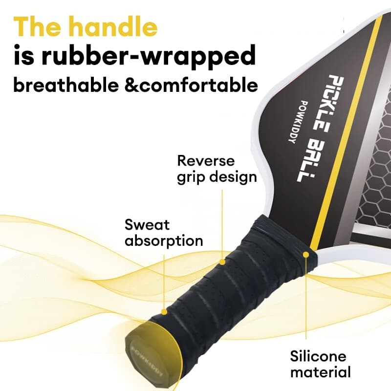 จัดส่งรวดเร็ว 2ไม้+4ลูก+กระเป๋า ไฟเบอร์กลาส+PP honeycomb น้ำหนักเบา 225g รูปที่ 4