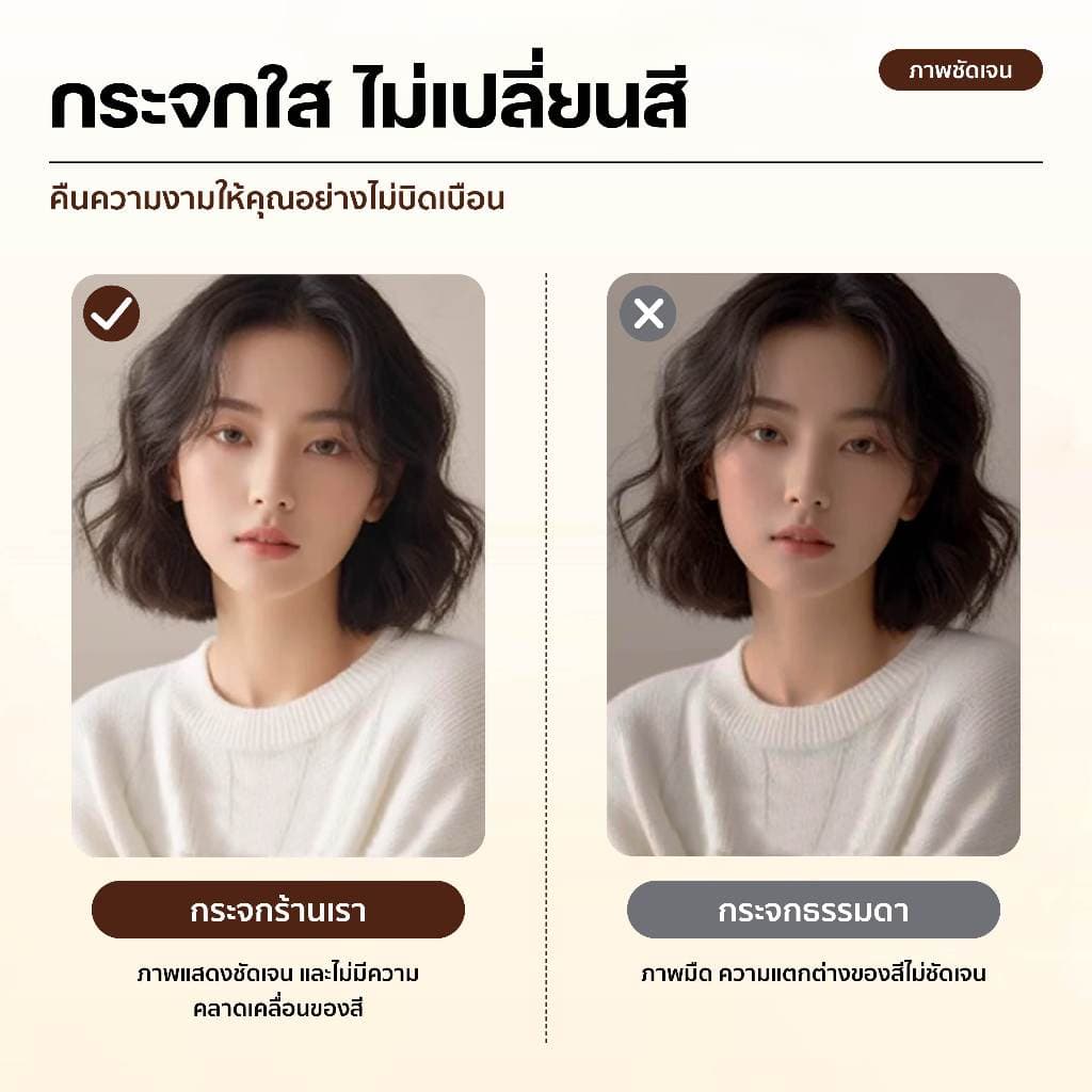 กระจกเต็มตัว หมุนได้ 360 องศา กระจกตั้งพื้น มีราวแขวนผ้าและชั้นวางของ สไตล์มินิมอล รูปที่ 4