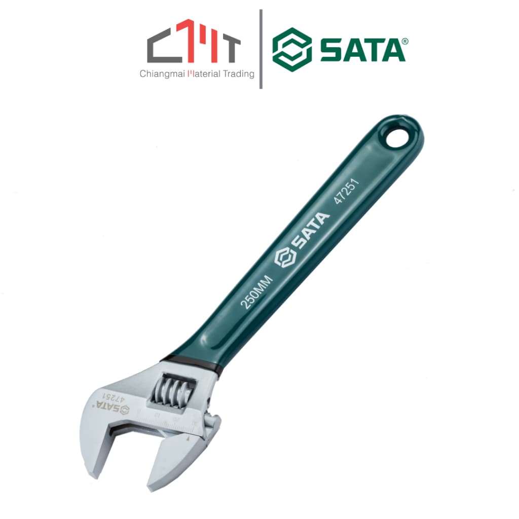 SATA ประแจเลื่อน ขนาด 4" - 12" No.472 (Dipping Handle European Style Adjustable Wrench) รูปที่ 1