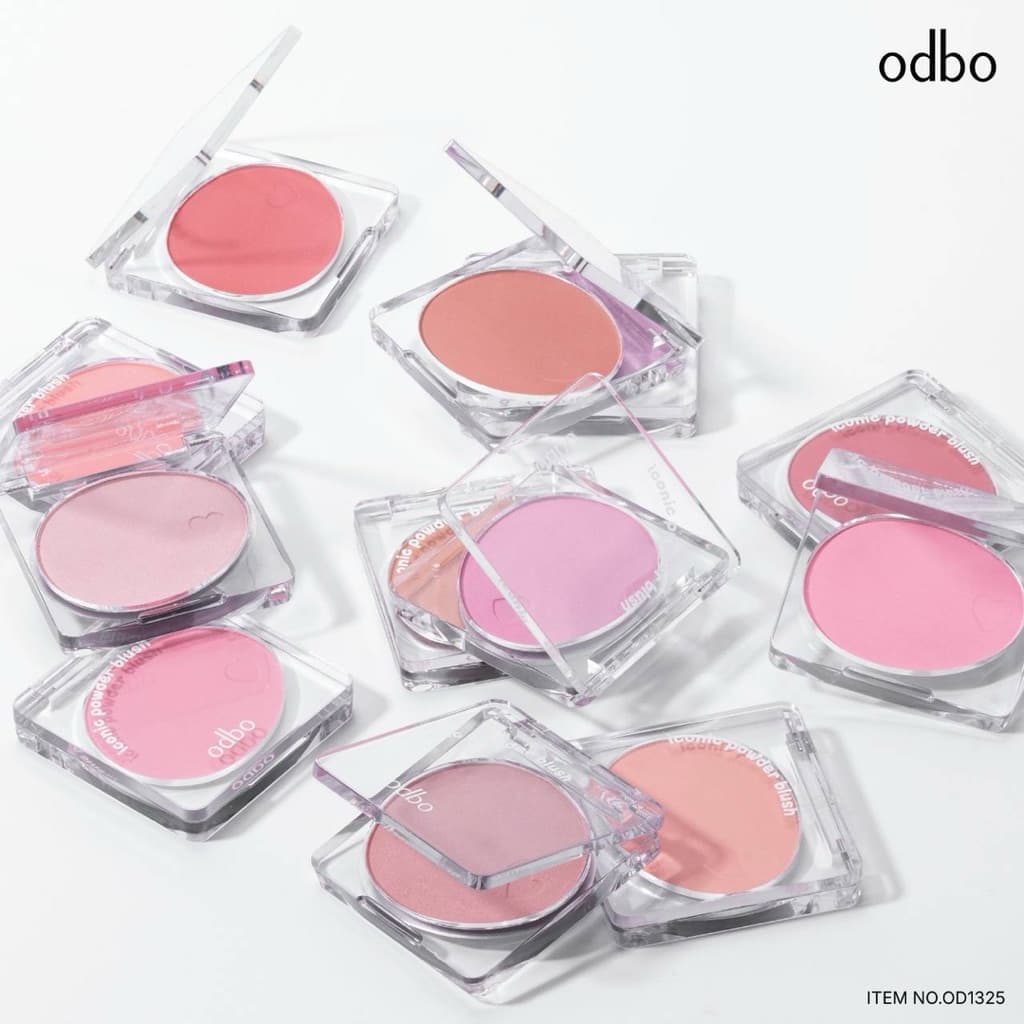 Odbo iconic powder blush OD1325 โอดีบีโอ ไอโคนิค พาวเดอร์ บลัช รูปที่ 9