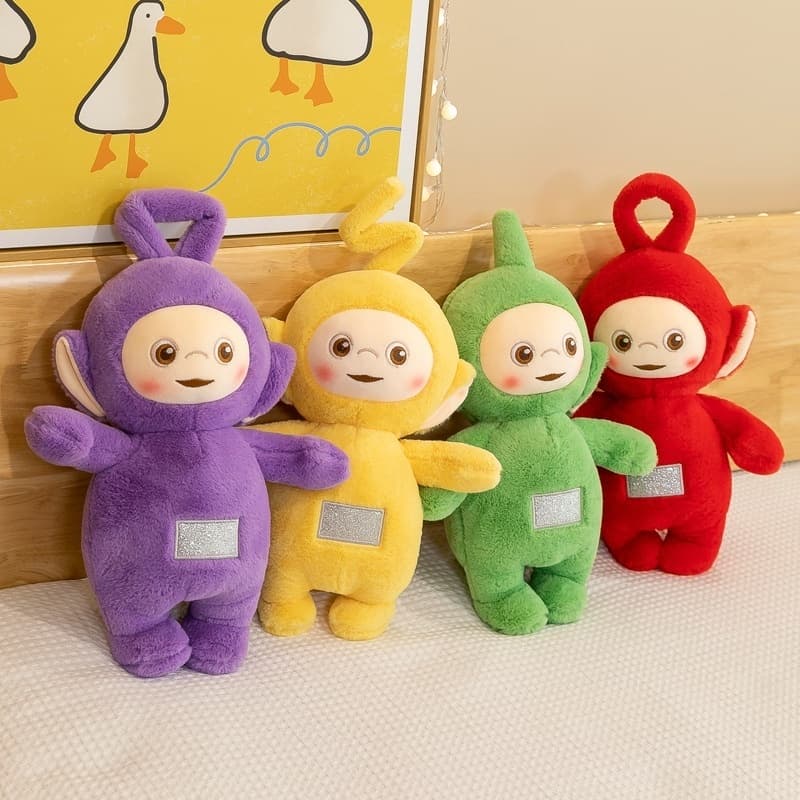 ตุ๊กตาผ้ากำมะหยี่เทเลทับบี้สุดน่ารัก ขนาด 30 ซม. ตุ๊กตาผ้ากำมะหยี่ลายการ์ตูนเทเลทับบี้ ของขวัญสำหรับเด็ก รูปที่ 4