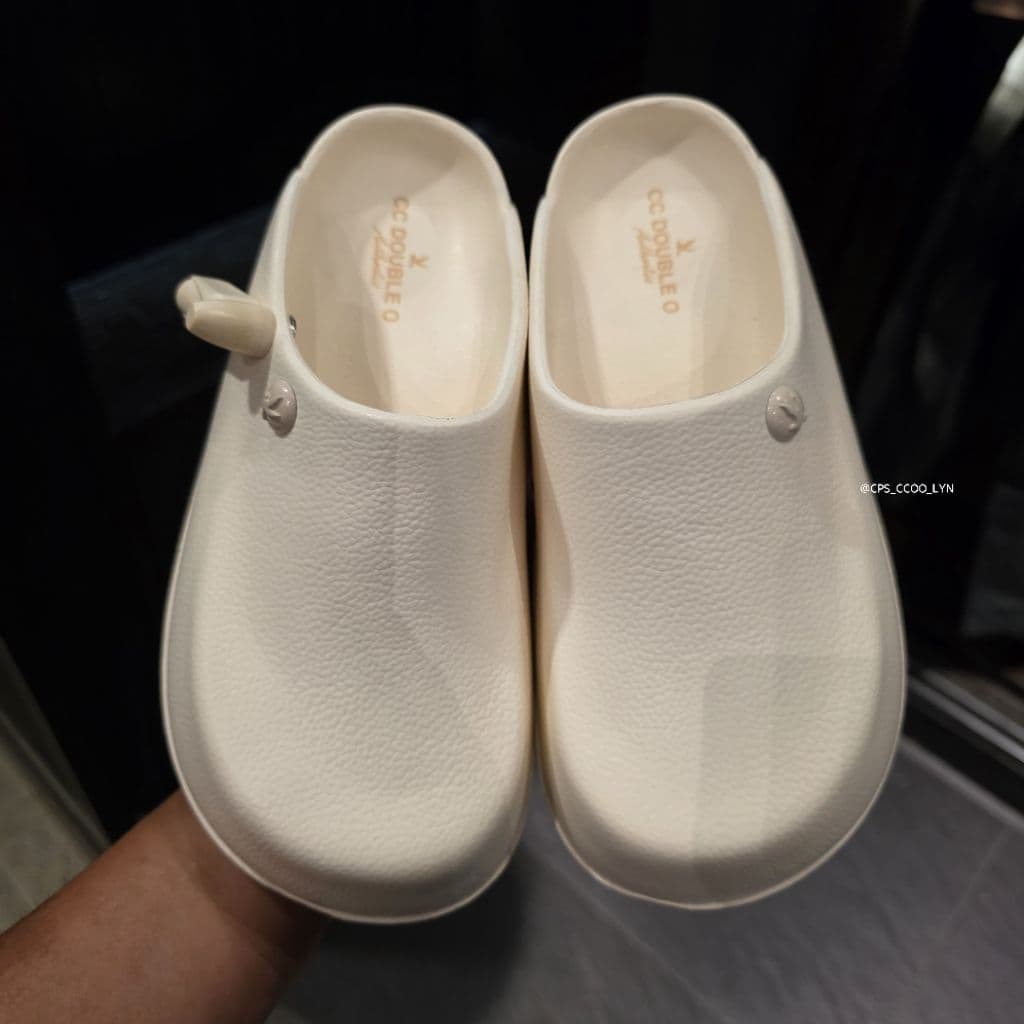 รองเท้าแตะแบบสวม CC DOUBLE O CCOO ผู้หญิง คอลใหม่ล่าสุด ของแท้% จัดส่งพร้อมถุงShop รูปที่ 3