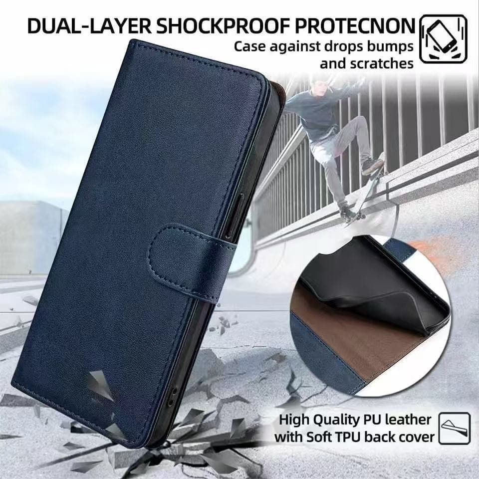เคสฝาพับ มีล็อค สำหรับ SAMSUNG S25Fe A57 5G A37 A07 A17 A06 A16 A26 A36 A56 A05 A05S A55 A35 A25 A15 A14 A24 A34 A54 Bos รูปที่ 3