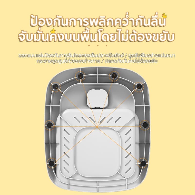 ที่ยืนอาบน้ำเด็ก พร้อมพยุงตัว ปลอดภัย รองรับสรีระ ป้องกันลื่น ใช้งานง่าย ใช้กับอ่างอาบน้ำแล รูปที่ 6