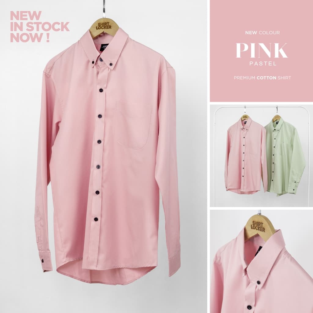 SHIRT LOCKER เสื้อเชิ้ตแขนยาว ทรงสลิม มีหน้าร้าน ตรงปก เนื้อผ้า Oxford สีไม่ตก ผ้าไม่หด รูปที่ 5