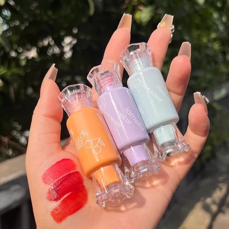 YOTAI LAMEILA ลิปสติก ลิปสติกเนื้อแม มีให้เลือก 6 สี เคลือบริมฝีปาก สีชัด กันน้ำ กันเหงื่อ ติดทนยาวนาน 1078# รูปที่ 3