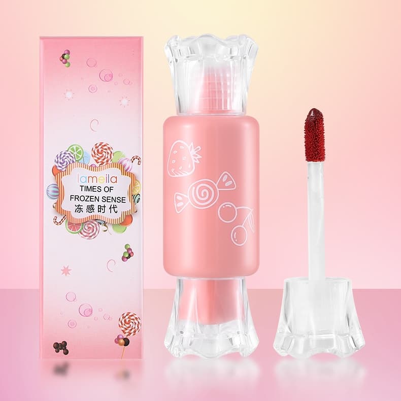 YOTAI LAMEILA ลิปสติก ลิปสติกเนื้อแม มีให้เลือก 6 สี เคลือบริมฝีปาก สีชัด กันน้ำ กันเหงื่อ ติดทนยาวนาน 1078# รูปที่ 7