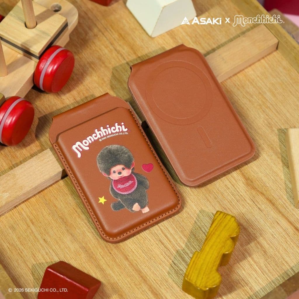 Amaze one MagSafe Wallet Monchhichi กระเป๋าใส่บัตรติดมือถือ ลายลิขสิทธิ์แท้มอนชิชิ รุ่น A-MCMS01 รูปที่ 8