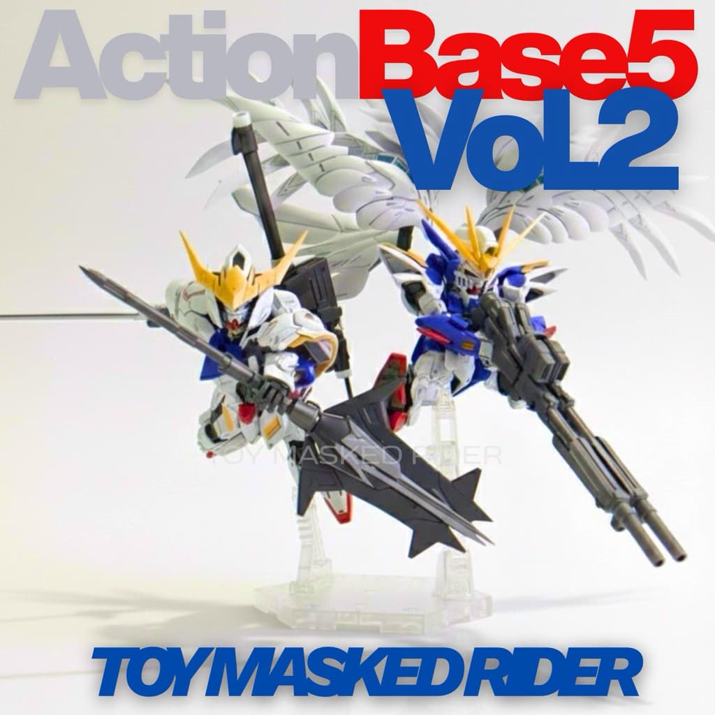 ฐานตั้ง ACTION BASE 5 V2 สำหรับ MGSD MG 1/100 RG HG EG 1/144 มีสี ดำ ขาว ใส เทา งานจีนเหมือนมาก รูปที่ 2