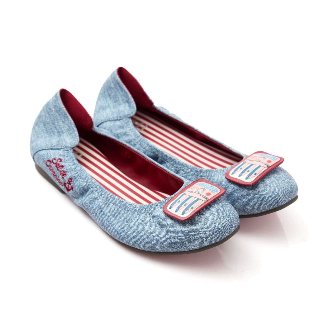 O&B รองเท้าหนังแกะแท้ รุ่น AUDREY CAPARICA IN LISBON BLUE-11286SA09738F_S6BLXX รูปที่ 5