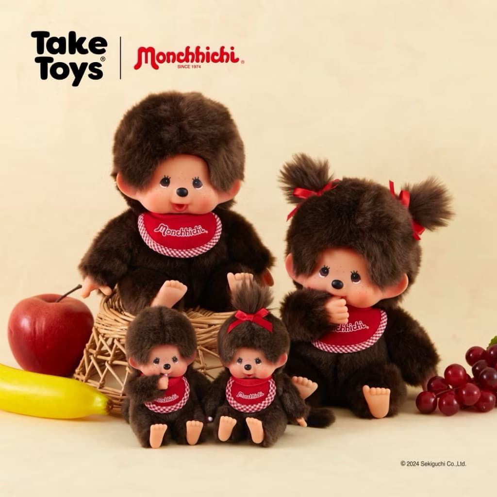 | Monchhichi Plush Premium Standard ม่อนชิสีน้ำตาลออริจินอล รูปที่ 7