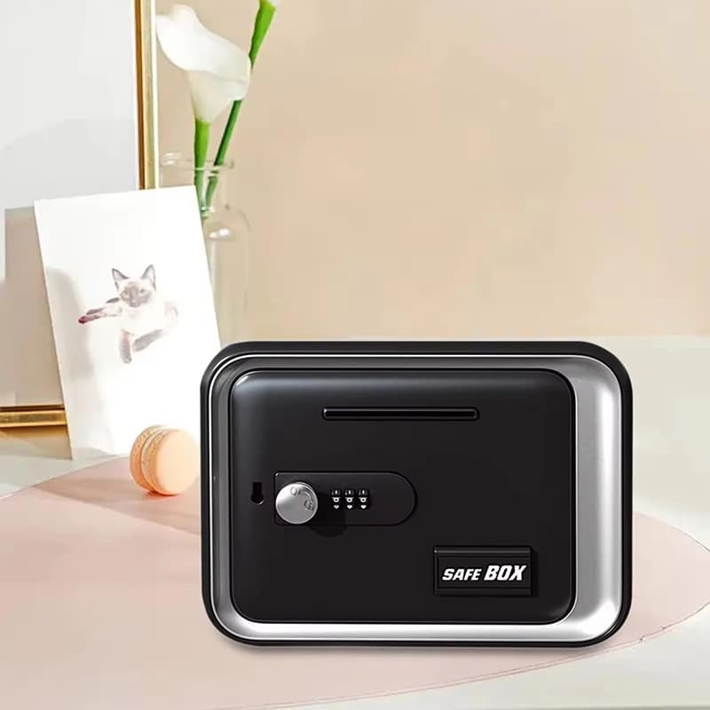 ตู้เซฟ ตู้เซฟกันไฟ ตู้นิรภัย นิรภัย ขนาด เล็ก safety box ปิดผนึก ป้องกันการแอบมอง ปลดล็อคด้วยรหัสผ่าน ค รูปที่ 6