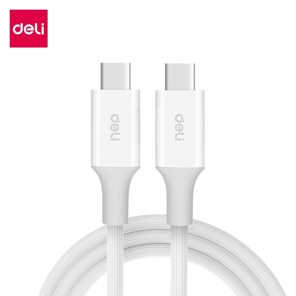Deli สายชาร์จไว ชาร์จโทรศัพท์ TypeC / USB A ยาว 1M 2M ถ่ายโอนข้อมูลเร็ว 480 Mbps Fast Charging Cable รูปที่ 1