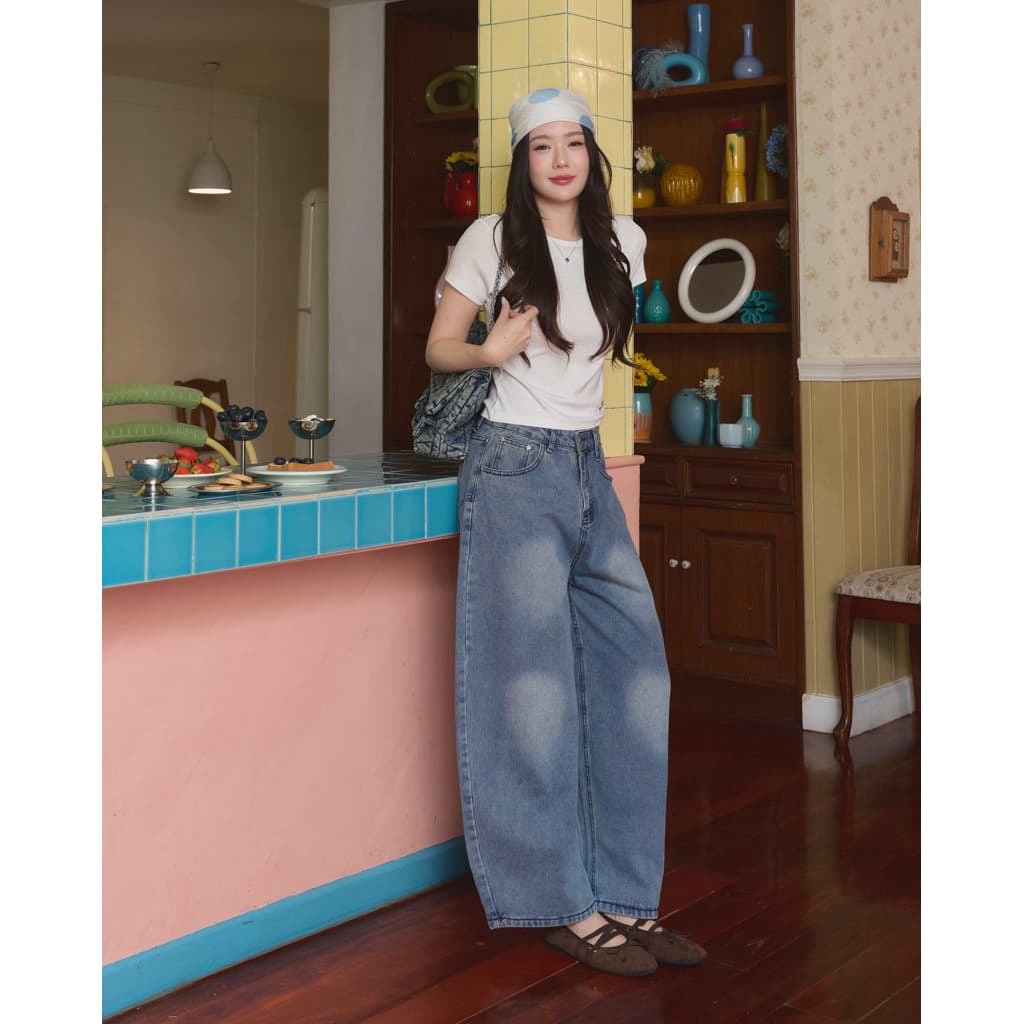 Boxy Barrel Jeans รูปที่ 8