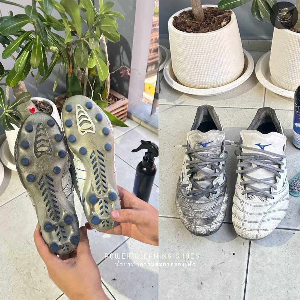 Power cleaning shoes น้ำยาทำความสะอาดรองเท้า ชุดสุดคุ้มพร้อมขัด สูตรเข้มข้น ขัดคราบฝั่งแน่น ใช้ได้ทุกรองเท้า รูปที่ 9