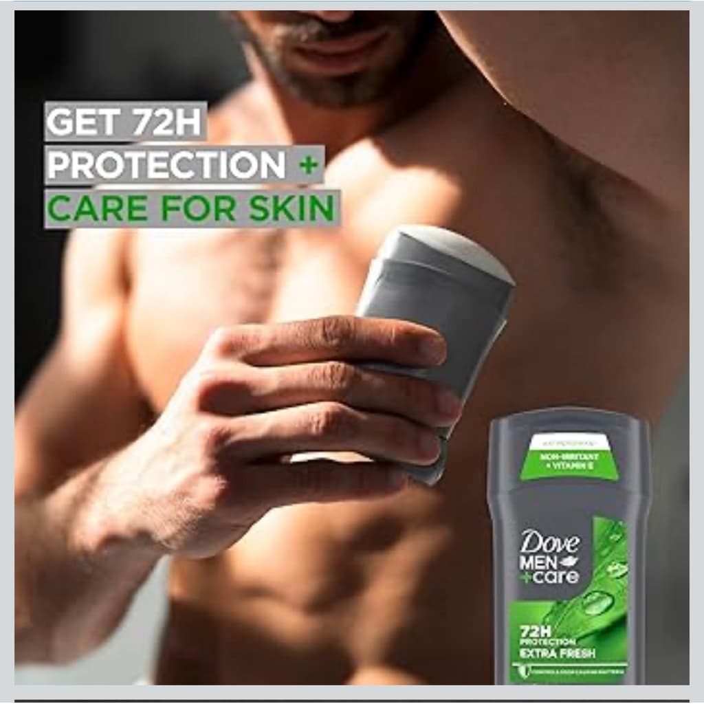 ล็อตใหม่ exp 2027 ทารักแร้ โดฟ ลดเหงื่อและระงับกลิ่นกาย Dove Men+Care Antiperspirant Deodorant Stick รูปที่ 9