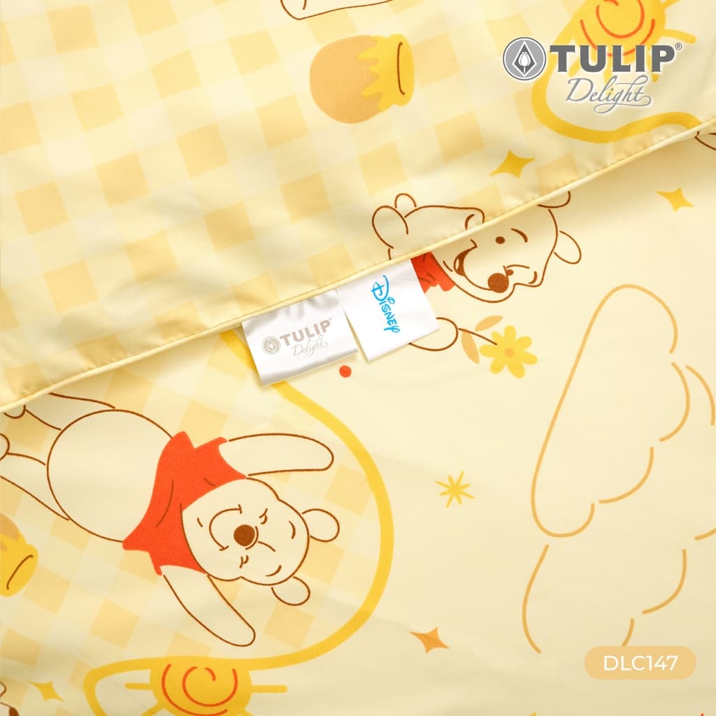TULIP Delight ชุดผ้าปูที่นอน หมีพู ลิขสิทธิ์แท้ดิสนีย์ Disney Winnie The Pooh DLC147 ผ้าห่ม ผ้านวม ผ้าปูที่นอน รูปที่ 7