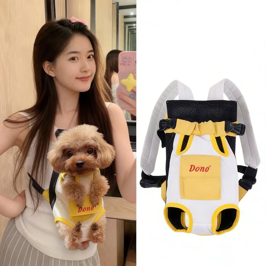 KAKU PET กระเป๋า แมว เป้สัตว์เลี้ยง เป้สะพายหลังใส่สุนัข เป้อุ้มสุนัข แมว กระเป๋าสะพายสัตว์เลี้ยง กระเป๋าสัตว์เลี้ยง รูปที่ 9