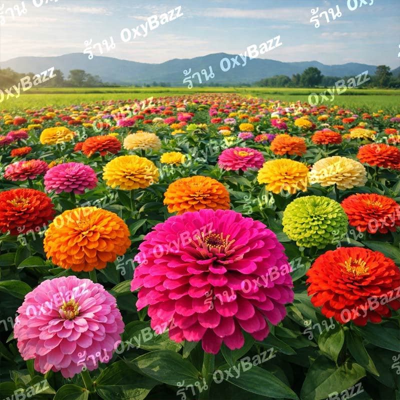 เมล็ดดอกบานชื่น 200 เมล็ด คละสี ดอกใหญ่ สีสด ปลูกง่าย โตไว ออกดอกเร็ว ปลูกในกระถางและแปลง รูปที่ 2