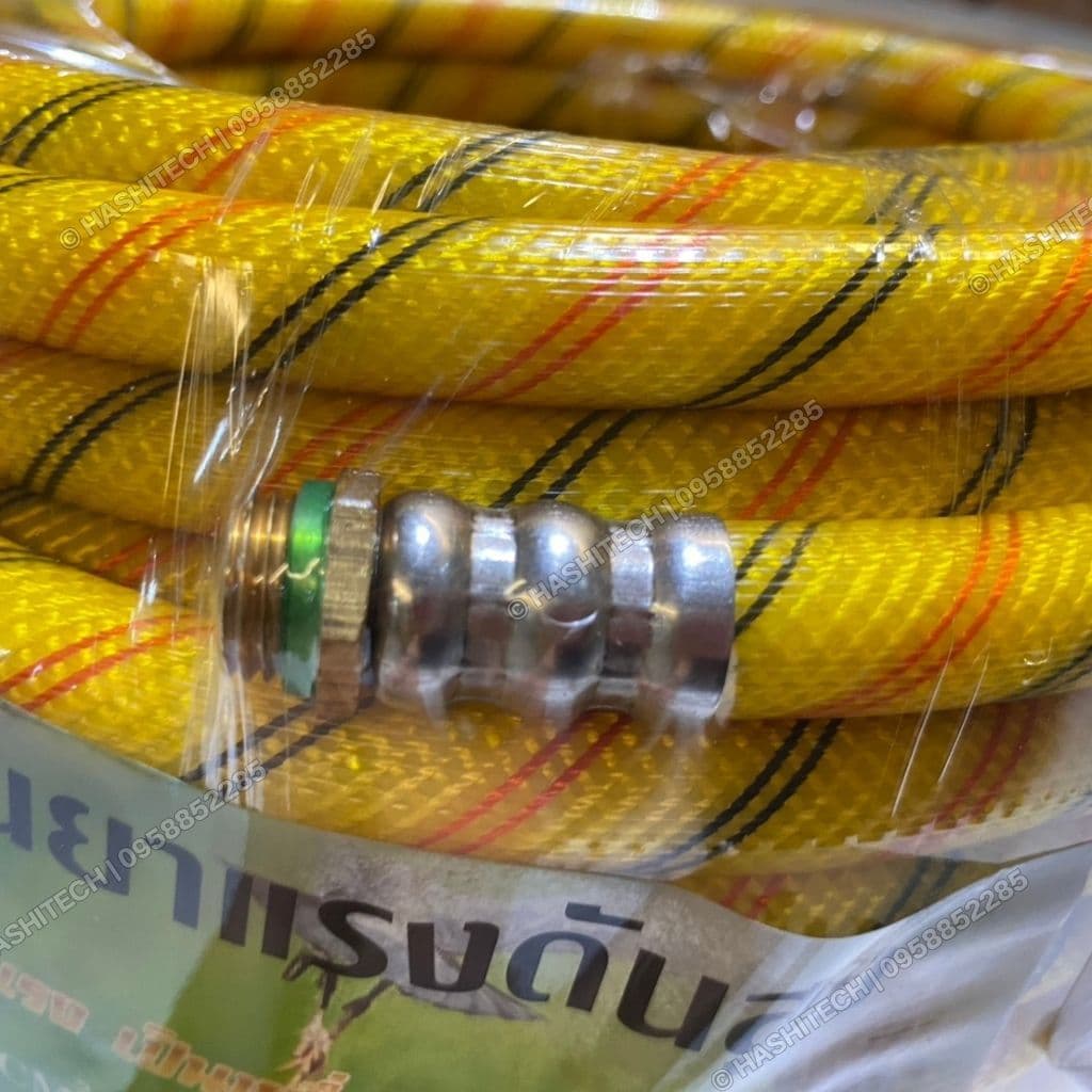 สายพ่นยาหนา 5ชั้น เสริมเชือกถั ทนแรงดัน 240บาร์ ขนาด 20/50/100 เมตร สำหรับเครื่องพ่นยา 767 แข็งแรง รูปที่ 8