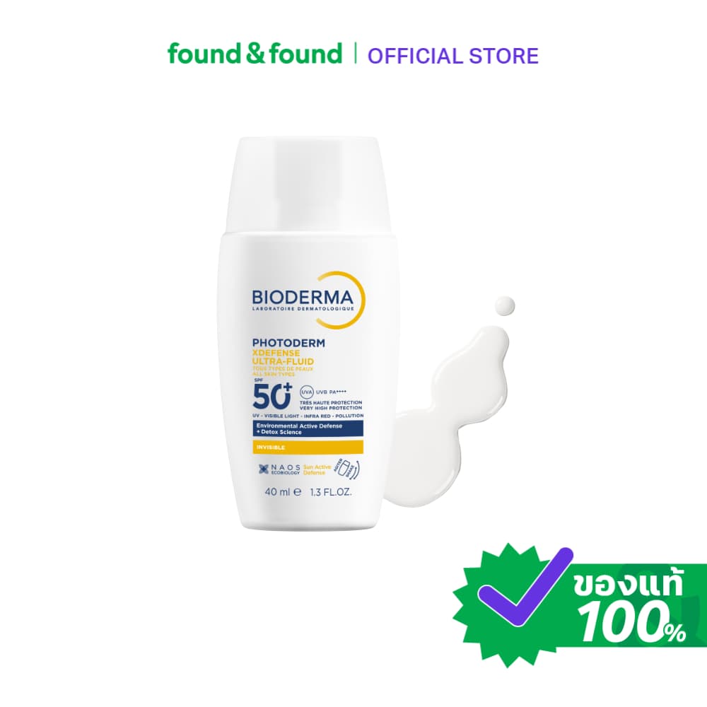 Bioderma Photoderm xdefense ultra-fluid spf50+ invisible 40 ml รูปที่ 2