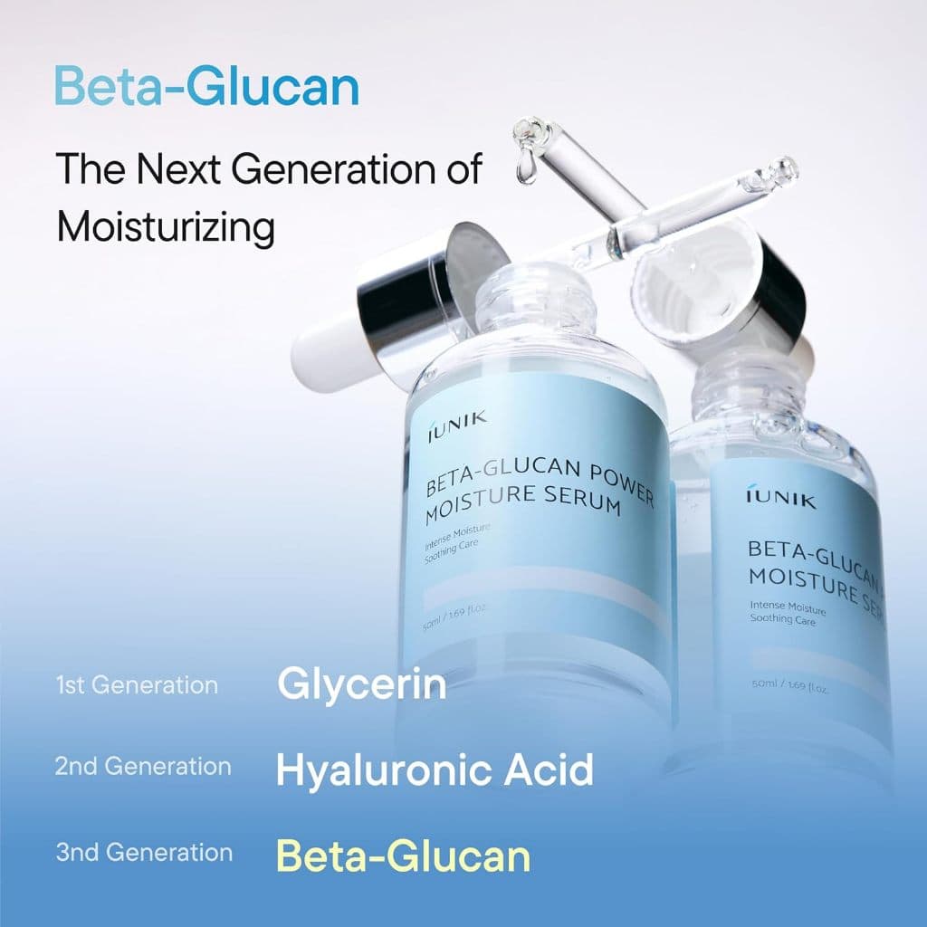 Iunik Beta-Glucan Power Moisture Serum 50ml | ให้ผิวเรียบเนียนและอ่อนนุ่ม เบต้ากลูแคน พาวเวอร์ มอยส์เจอร์ รูปที่ 2