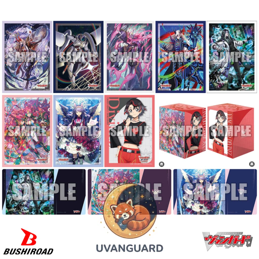 Bushiroad Sleeve Mini & Deck Holder V3 & Rubber Mat V2 Cardfight! Vanguard : Mujinlord, Oguma, Zorga, Magnolia, Kanami รูปที่ 1
