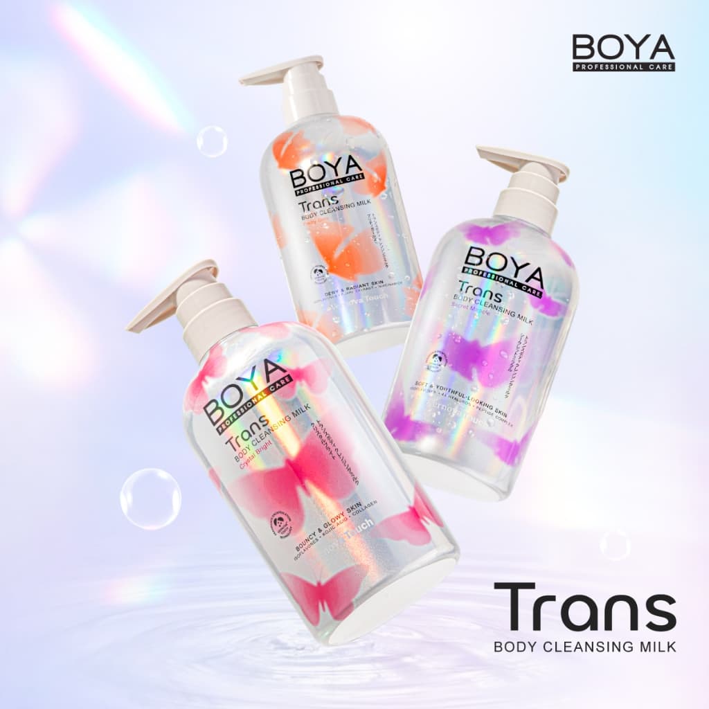 Boya ทรานส์บอดี้คลีนซิ่งมิลค์ 475ml รูปที่ 8