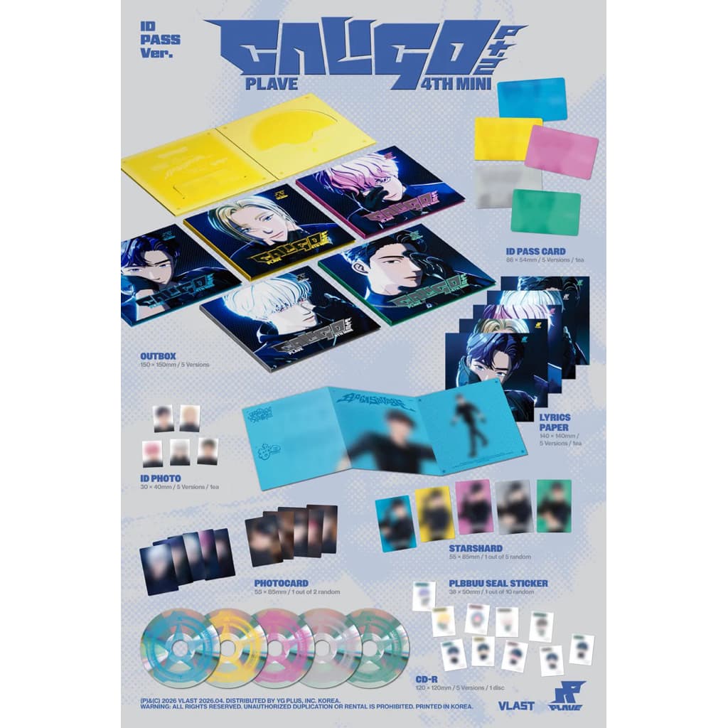 pre อัลบั้ม PLAVE ‎ 3nd mini album ⋆ﾟ⊹ เพ้บ , vlastshop/makestar/weverse/hmv etc. รูปที่ 6