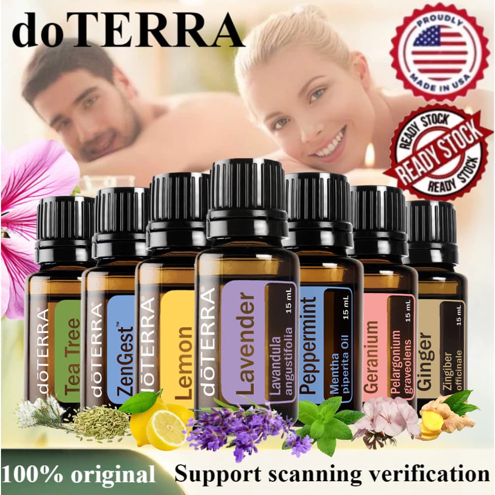 โดเตอร์ร่า doTERRA essential oil 15ml ลาเวนเดอร์/เปปเปอร์มินต์/ง่าย/มะนาว/เทอร์เมอร์ิก/ออนบอร์ด/ลูเคร์ รูปที่ 1