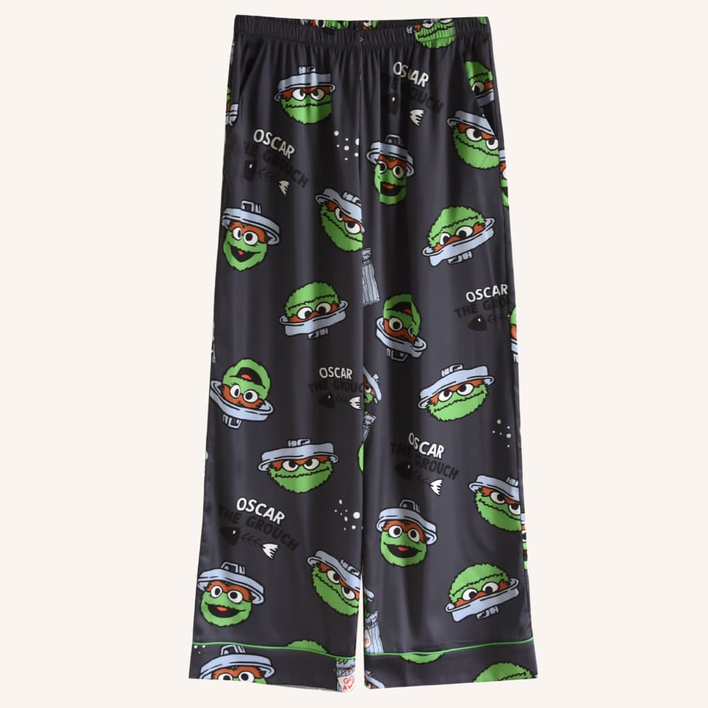 Muslin Pajamas Sesame Collection ชุดนอนใส่เที่ยว ลาย Oscar รูปที่ 8