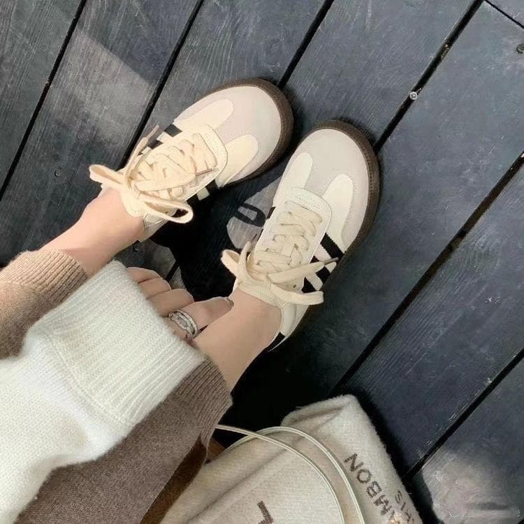 รองเท้ากีฬา รองเท้าวิ่งลําลอง ระบายอากาศได้ดี ป้องกันการลื่นไถล สีขาว แฟชั่นทันสมัย สไตล์เกาหลี สําหรับผู้ชาย รูปที่ 5