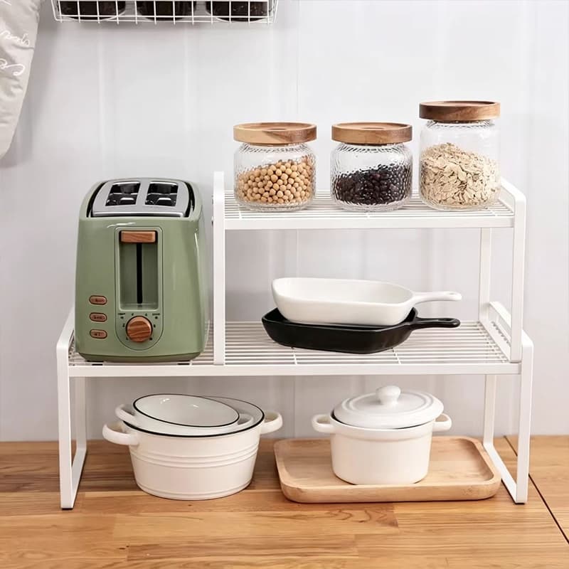 Goody Home ชั้นวางของอเนกประสงค์ 1 ชั้น สำหรับเก็บอุปกรณ์ในครัวต่างๆ รูปที่ 5