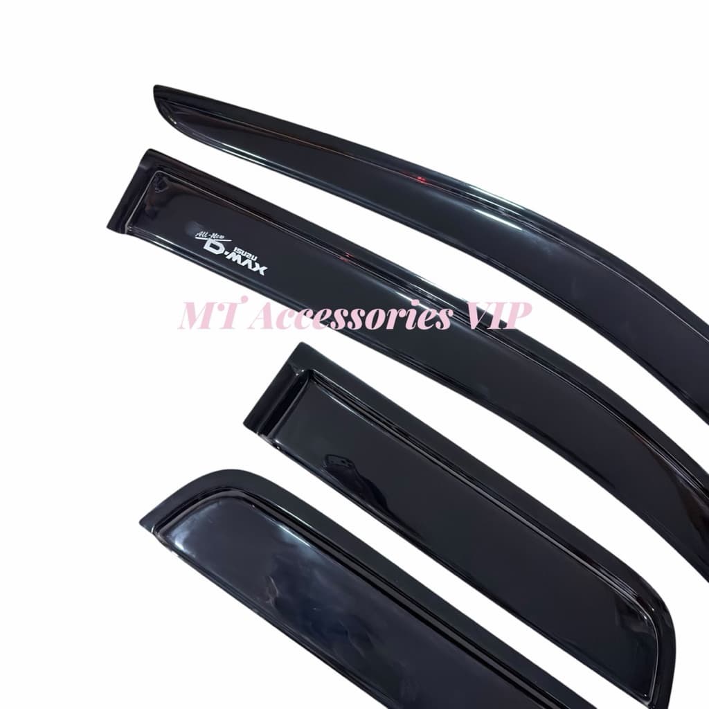 Dmax d-max ปี2012-2019 กันสาดดีแม็ค รุ่น4ประตู/รุ่นแค็บ เลือกรุ่นในตัวเลือก สีดำ4ชิ้น รูปที่ 7