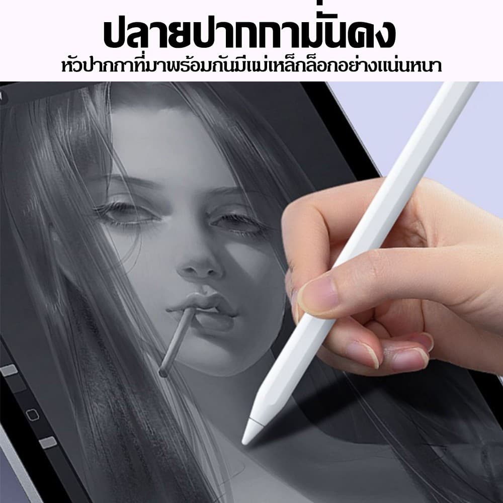 NEODIGI เคล็ดลับทดแทน 6 เท่าสําหรับ Pencil 1/2/3/Pro กล่อง Mini พร้อมปลายปากกานุ่มบาง สำหรับ Pad Pro/Air รูปที่ 8