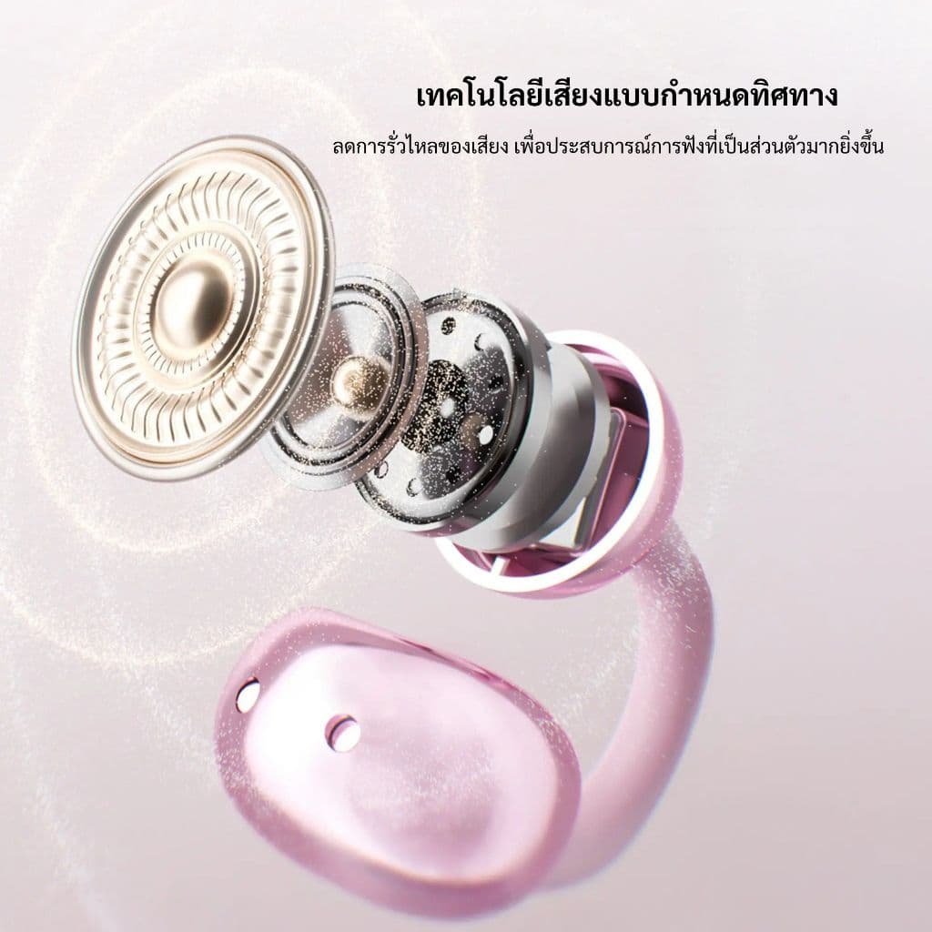 KiiP DTH27 Mirror Clip-Ear TWS หูฟังไร้สายดีไซน์ตลับกระจก รูปที่ 4