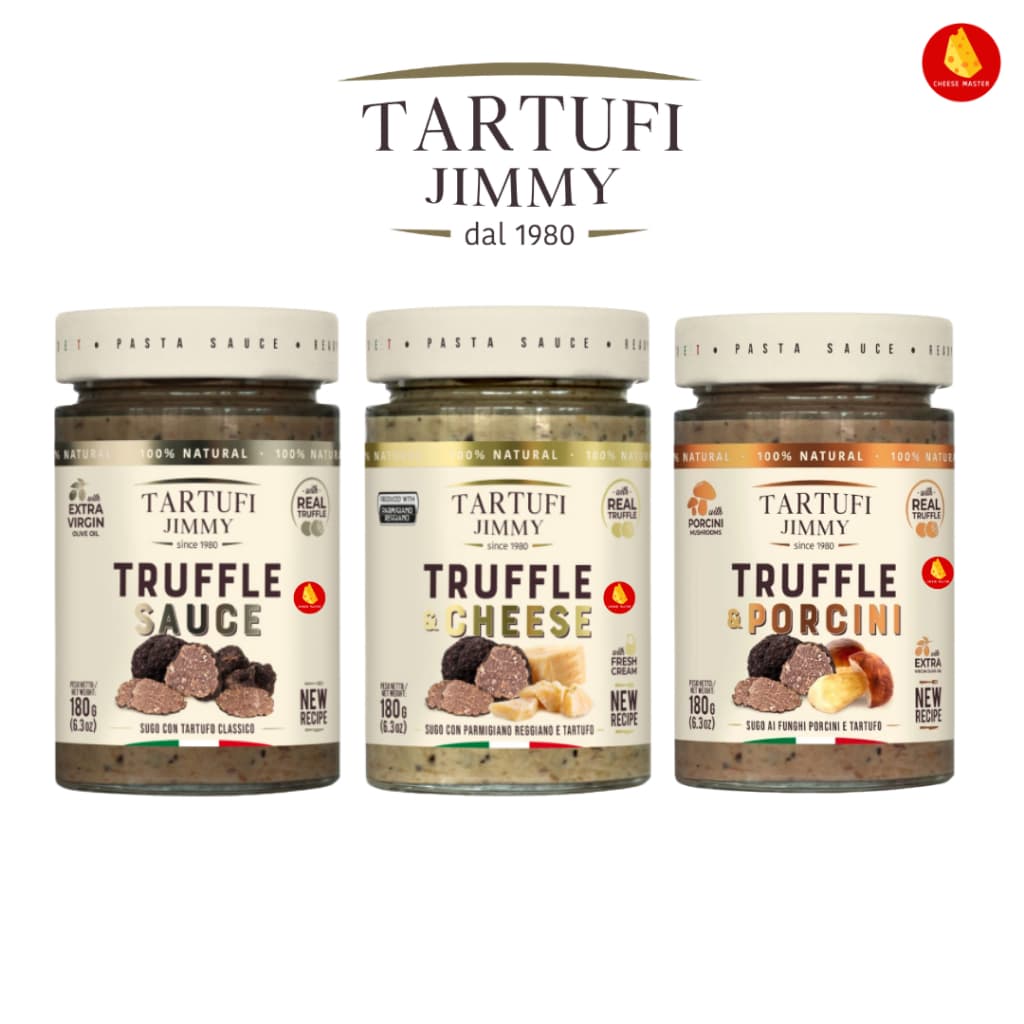 ซอสเห็ดทรัฟเฟิล ซอสพาสต้า ทรัฟเฟิล Jimmy Tartufi ซอสเห็ด ซอสชีส ซอสทรัฟเฟิลล้วน 180g รูปที่ 1