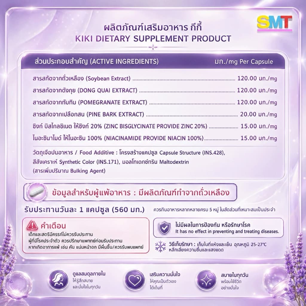 KIKI ดูแลกีกี้ ฟินน์กีกี้ สูตรเด้งกี ดูแลจากภายใน ฟีลแน่น มัดใจแฟน อาหารเสริมสำหรับผู้หญิง รูปที่ 8