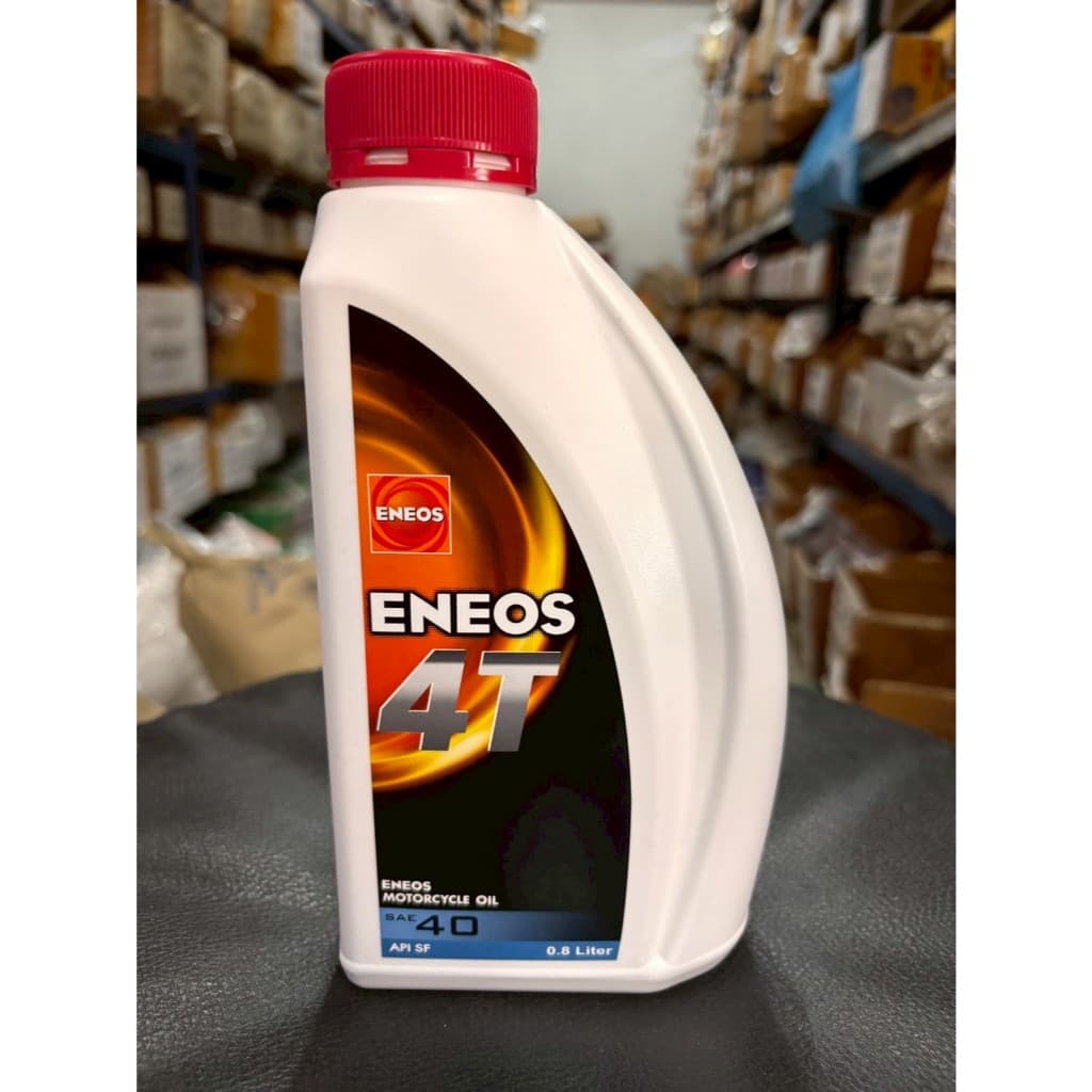 น้ำมันเครื่องมอเตอร์ไซค์ Eneos 4T SAE40 ฝาแดง ขนาด 0.8 และ 1 ลิตร รูปที่ 5
