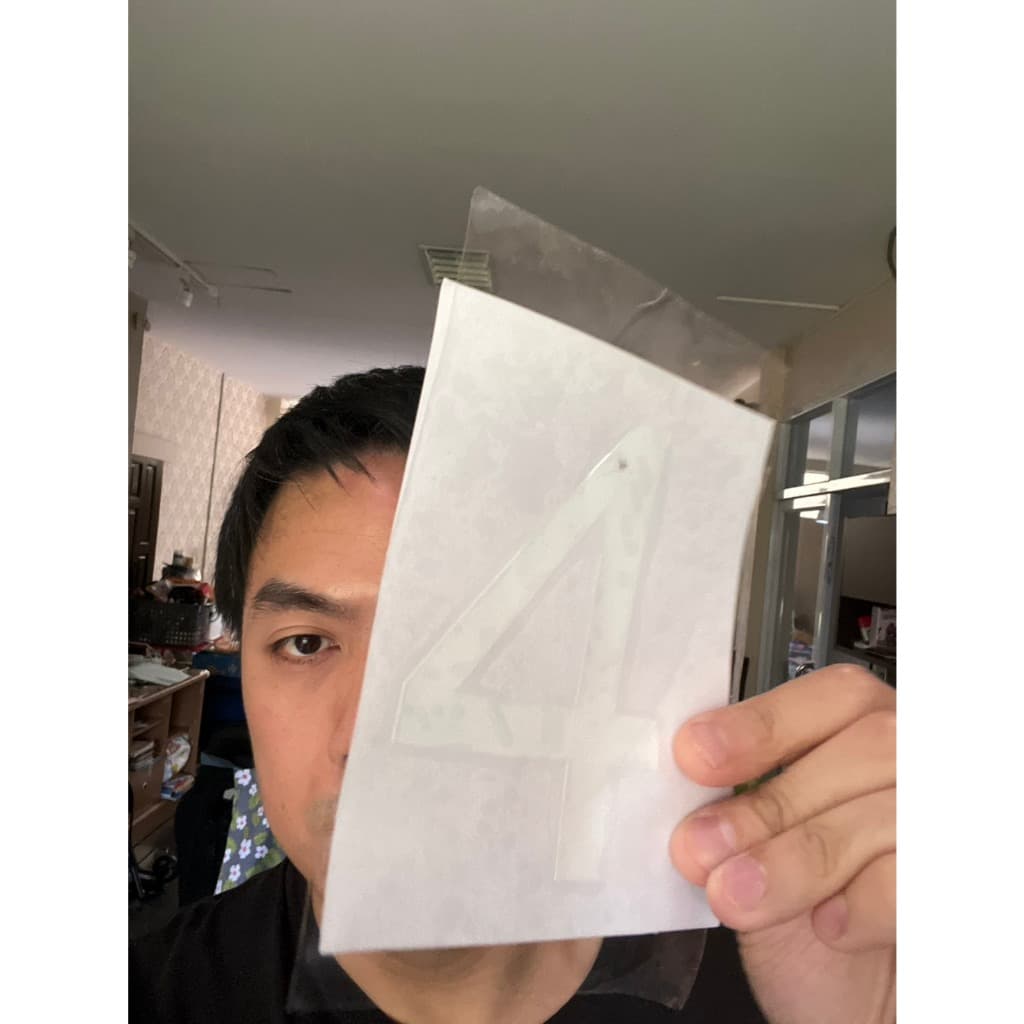 สติ๊กเกอร์ตัวเลข pvc ขนาดxl 9x14cm ออกใบกำกับภาษีได้ รูปที่ 4
