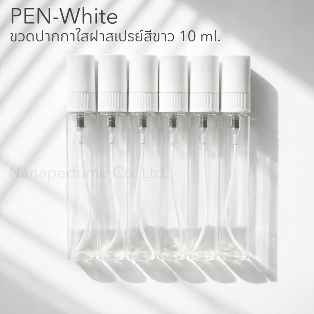 ขวดเสปร์ยปากกาใสฝาสีขนาด 10 ML ราคาต่อโหล รูปที่ 4