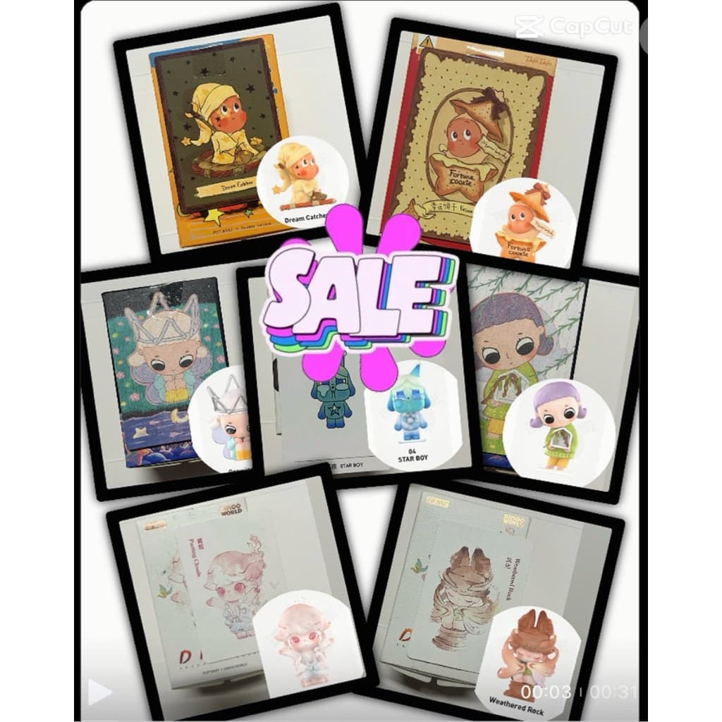Sale รวมฟิกเกอร์ งานแท้ Popmart ราคาเท เช็คการ์ดไม่แกะตัว รูปที่ 1