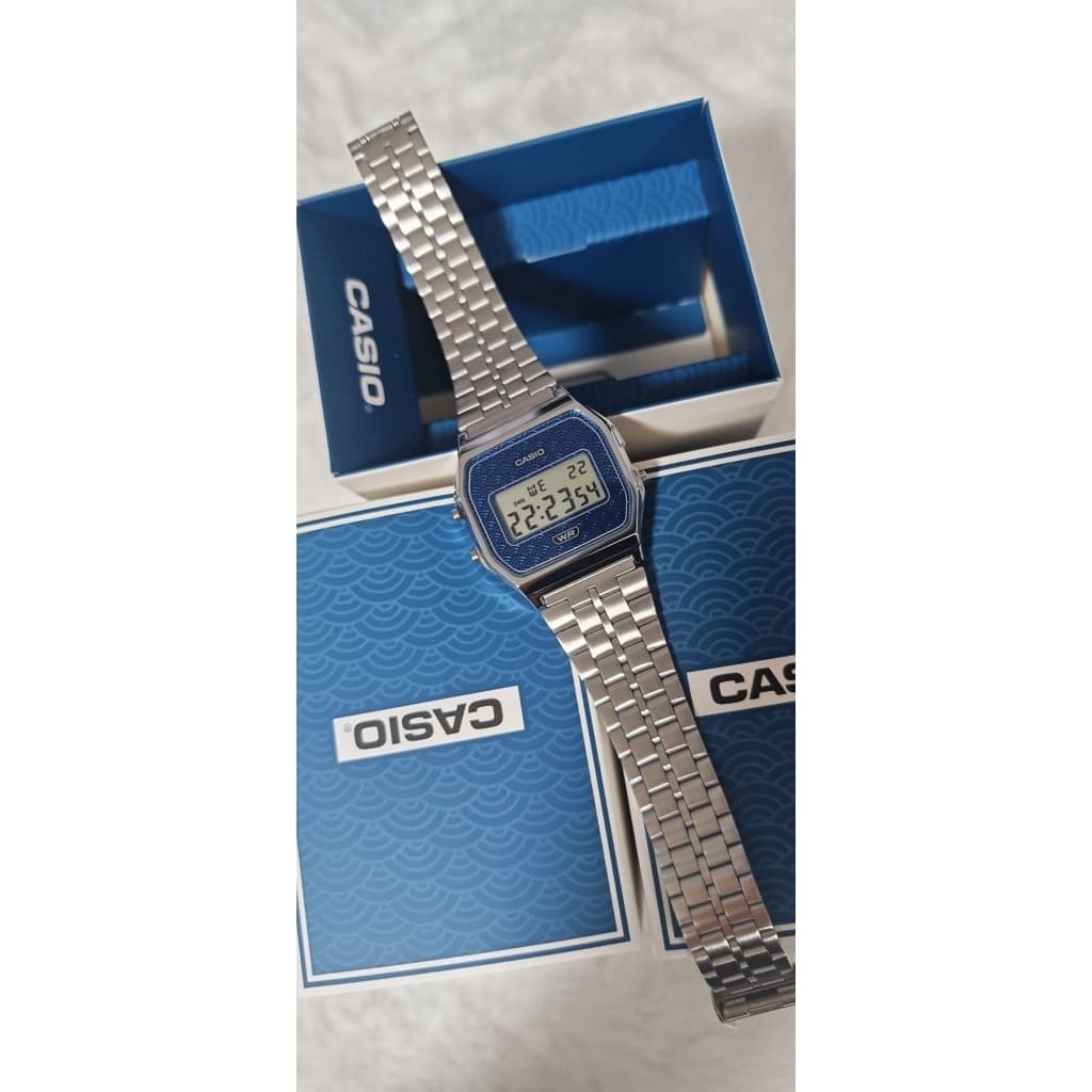 CASIO A159WEVJ-2D/7D นาฬิกา Made-in-Japan ที่มาพร้อมกับการตีความใหม่ของลวดลาย Seigaiha แบบดั้งเดิม รูปที่ 9