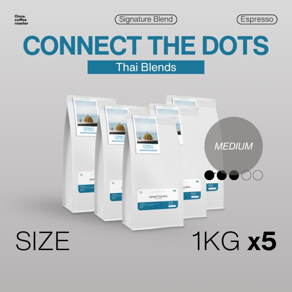 เมล็ด Connect the Dots Thai Blends Espresso คั่วกลาง รูปที่ 6