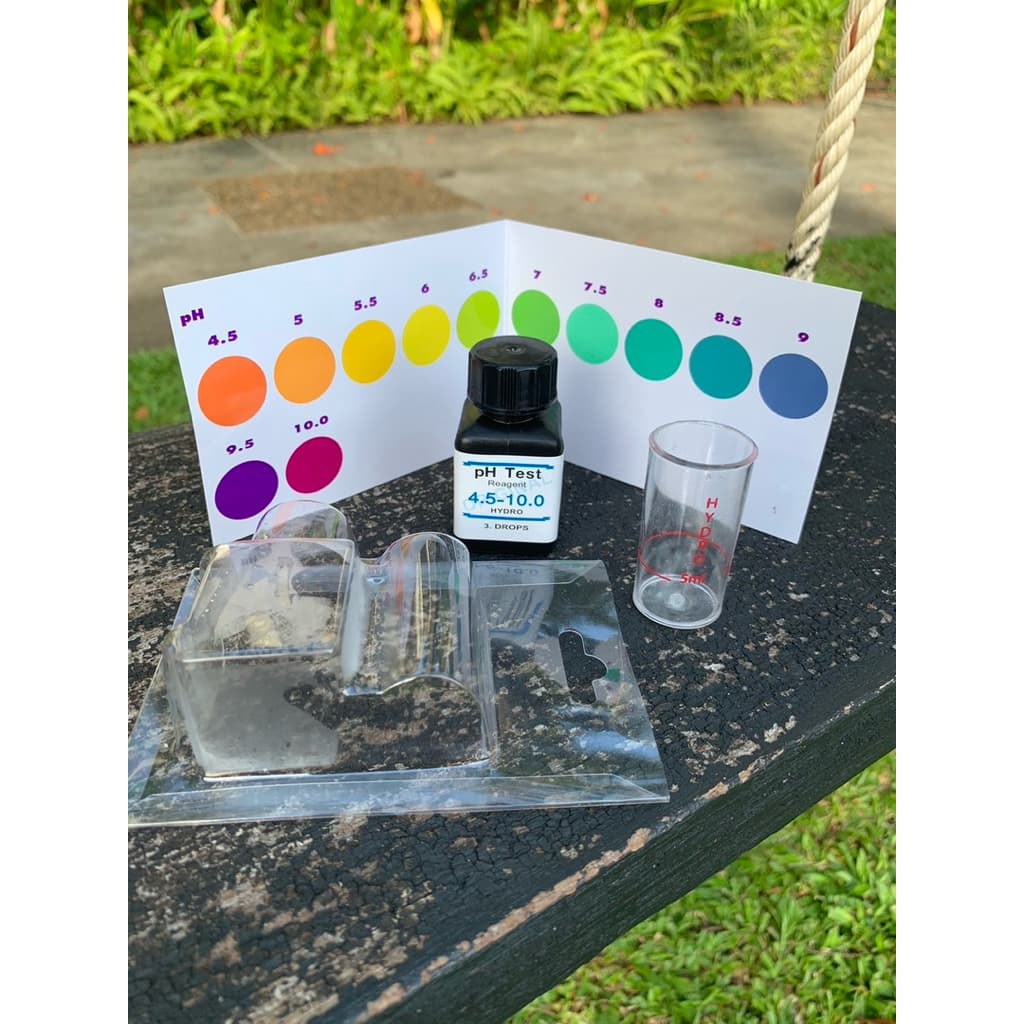 ชุดวัดค่า pH / Water Test Kit ชนิด 3 หยดใช้ได้ทั้งน้ำจืดและน้ำทะเล น้ำเพื่อสัตว์น้ำ กุ้ง,ปลา และวัดค่าพีเอชของน้ำดื่ม รูปที่ 5